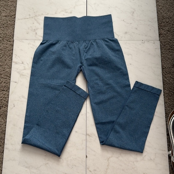 NVGTN NV Seamless Leggings in Slate Blue; size Small - Picture 2 of 5